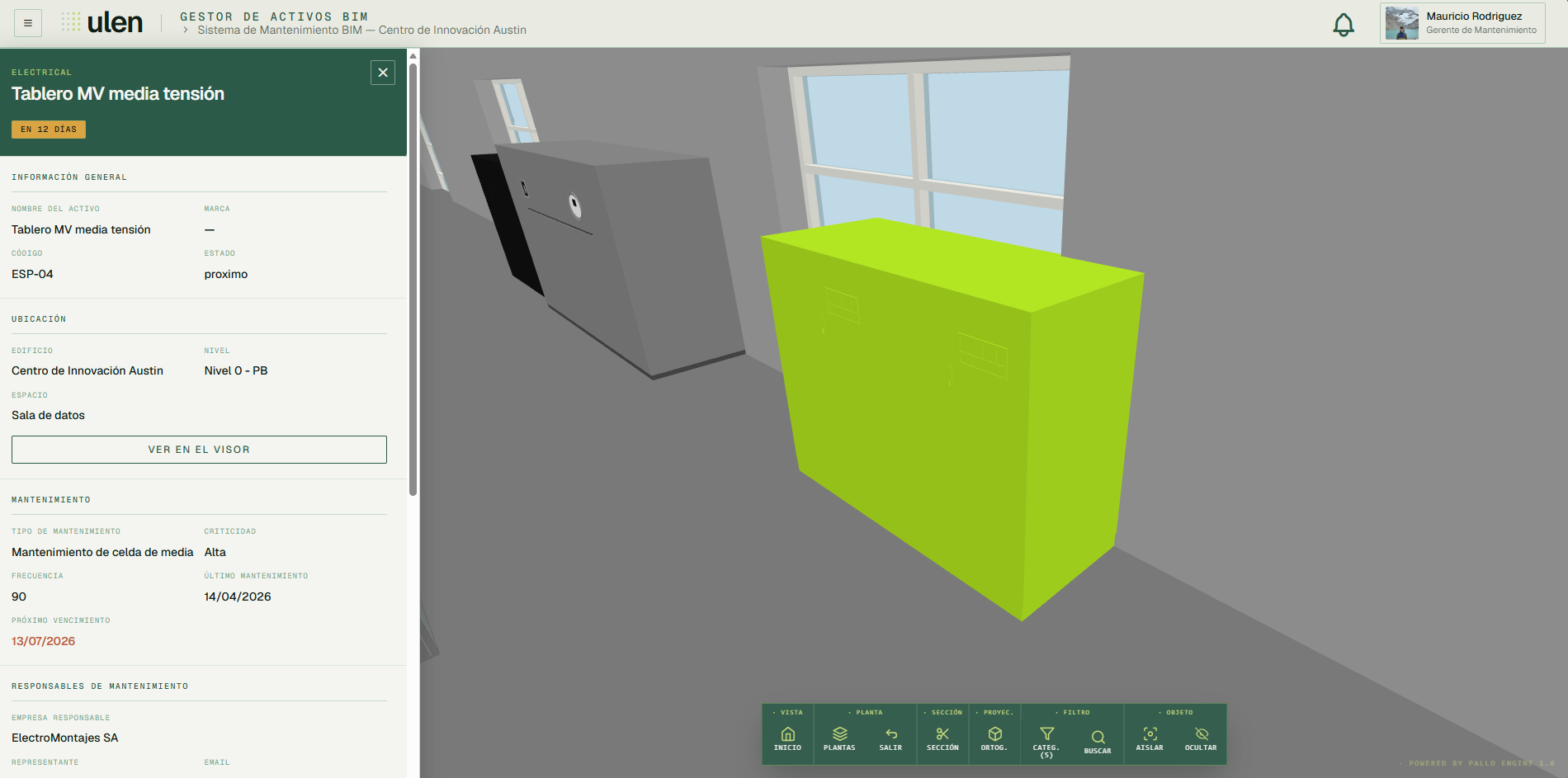 Visor 3D · gemelo digital 2